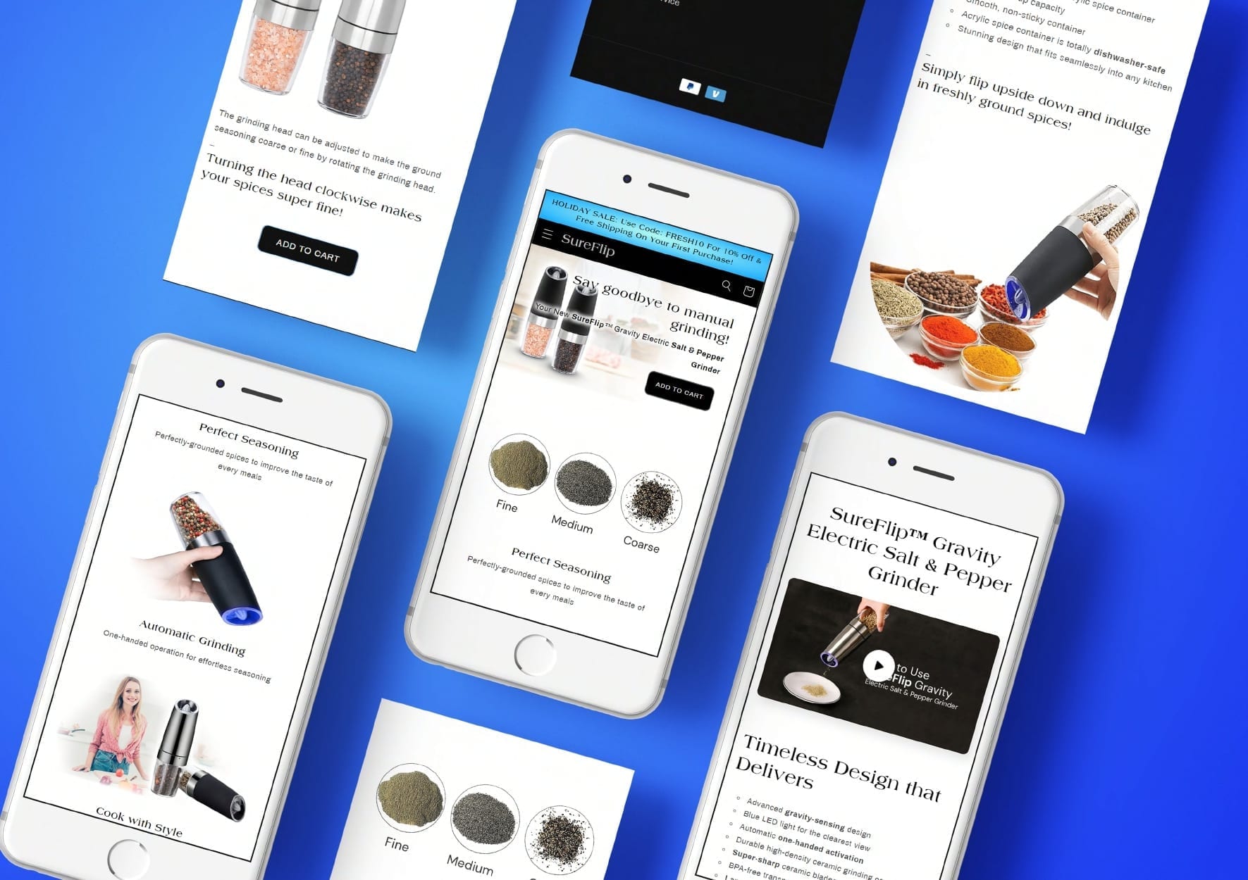 SureFlip website presentation