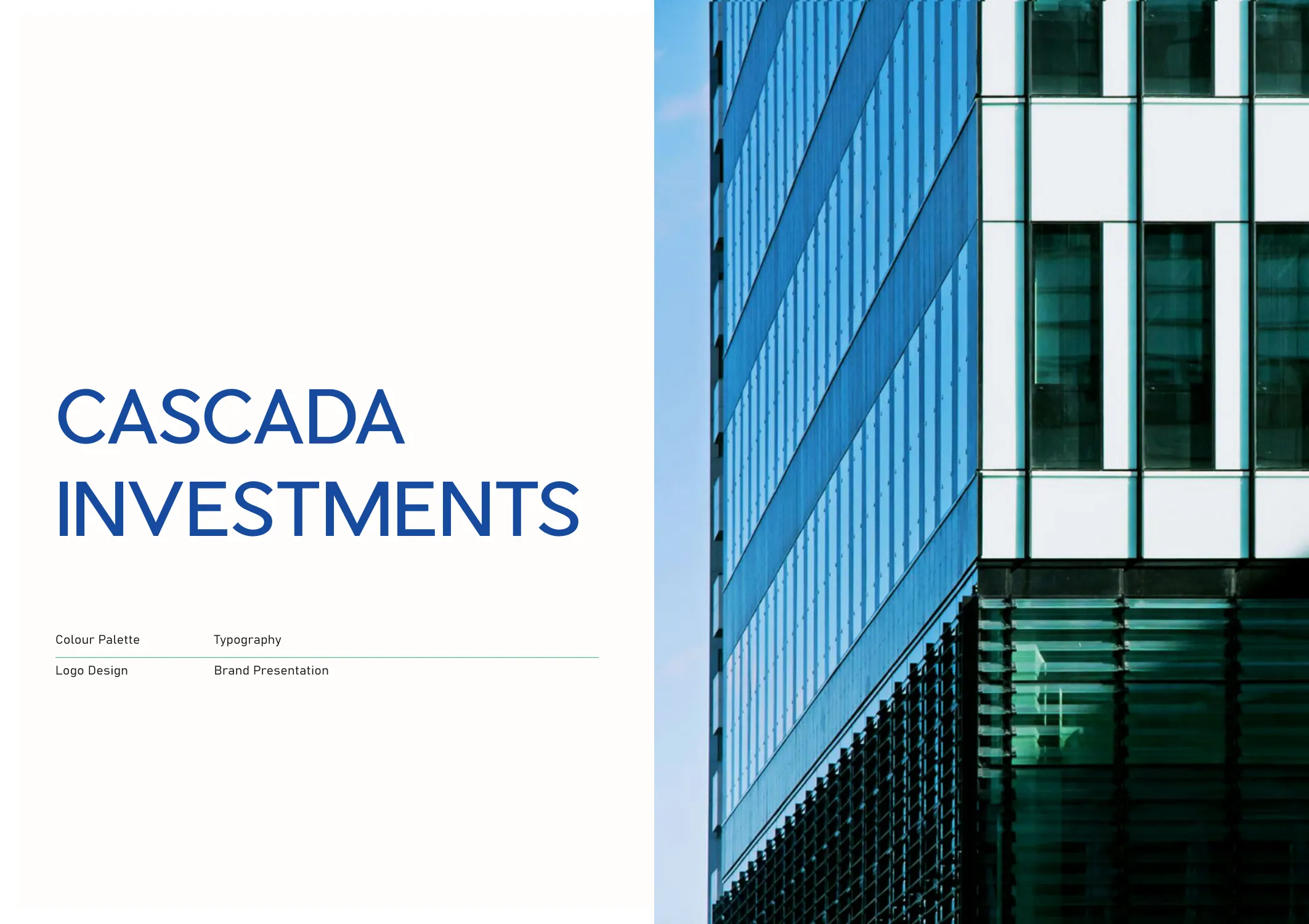 Cascada Investments brand identity 7