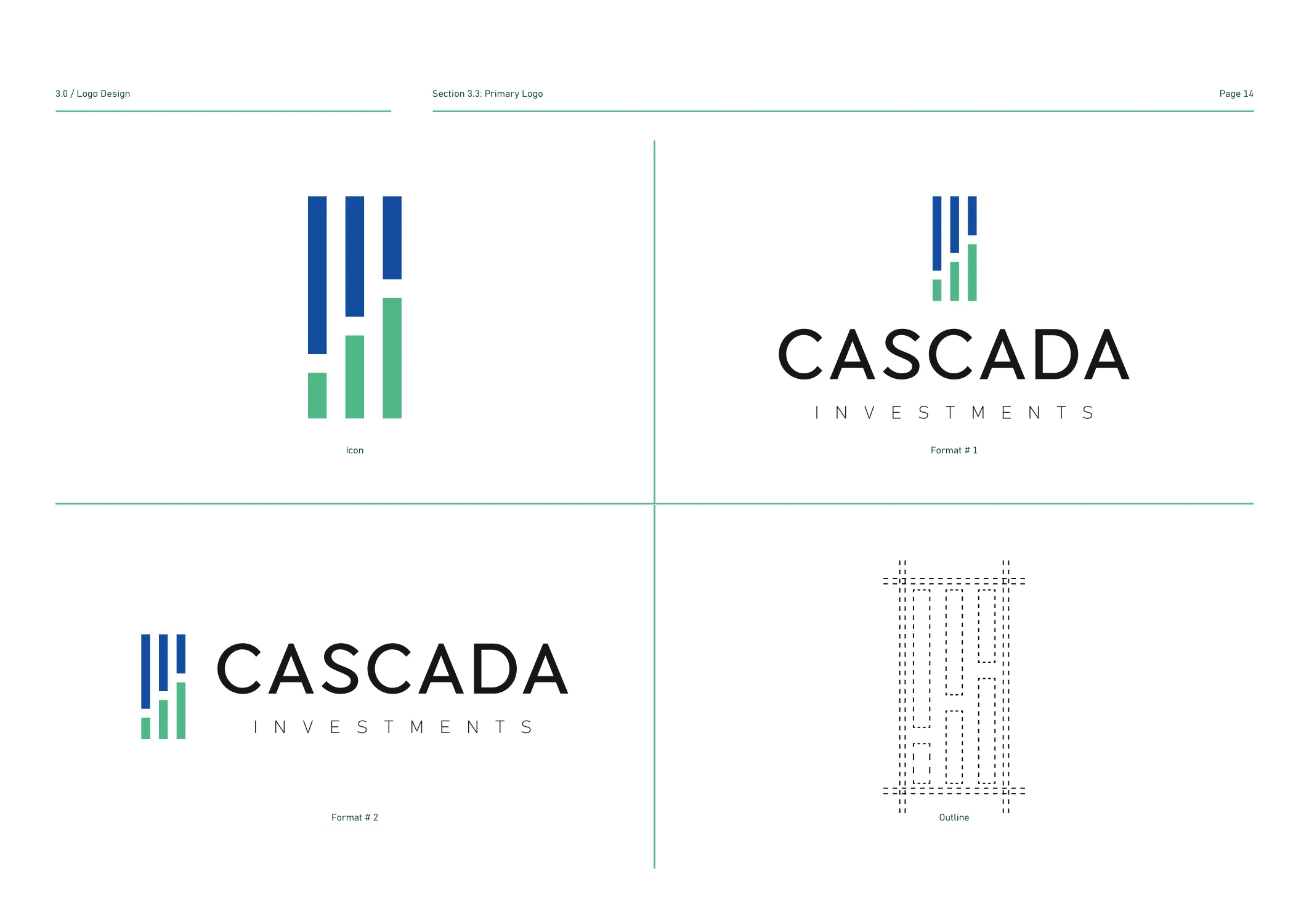 Cascada Investments brand identity 4
