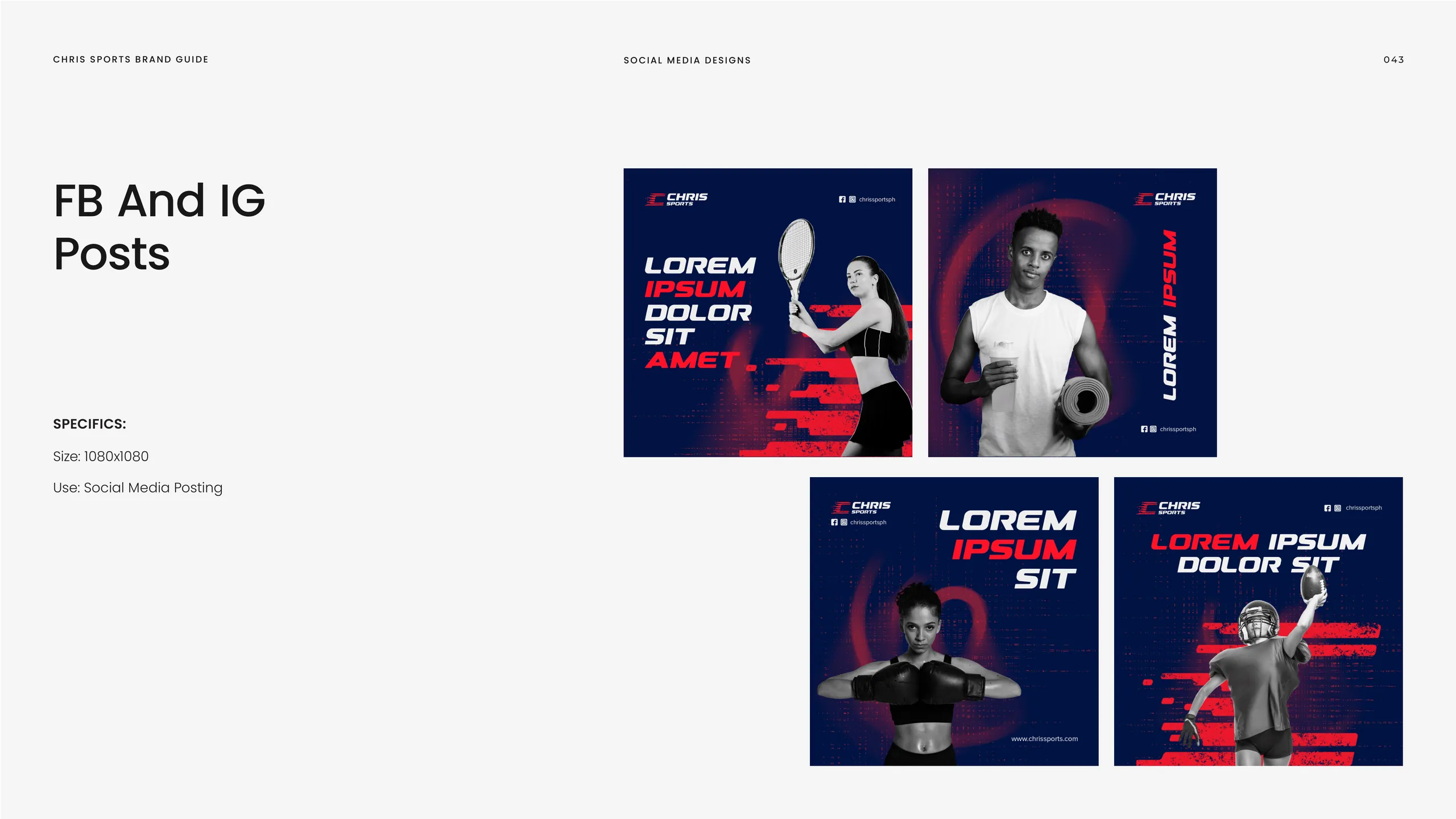 Chris Sports brand identity 5