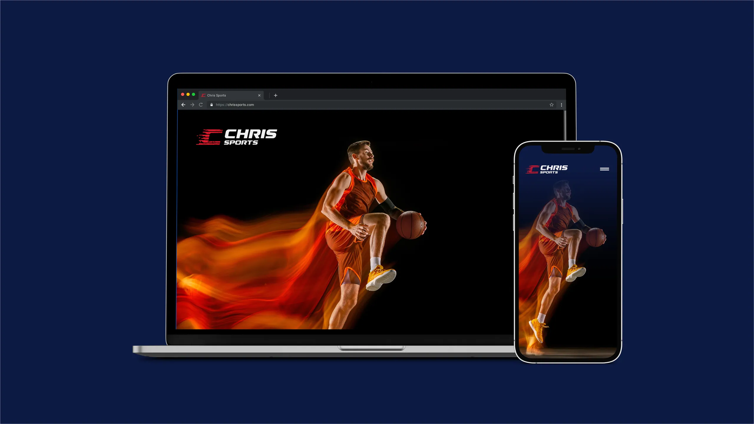 Chris Sports brand identity 3