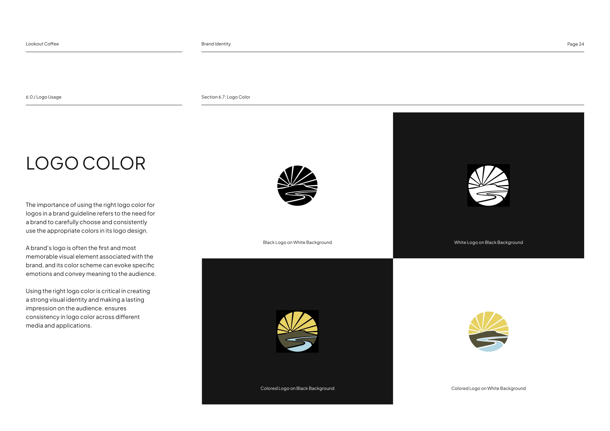 Lookout Coffee brand identity 5