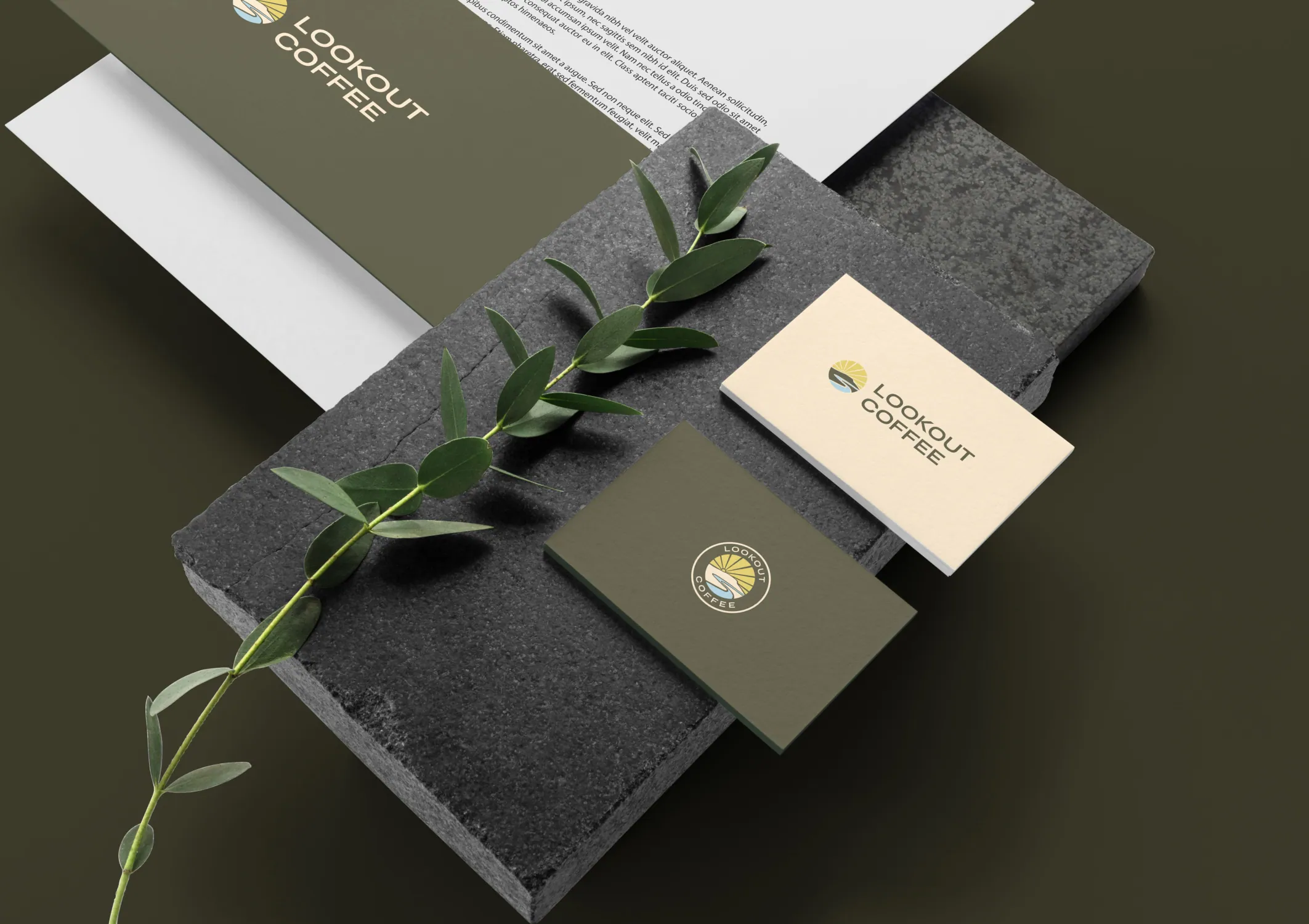 Lookout Coffee brand identity 1