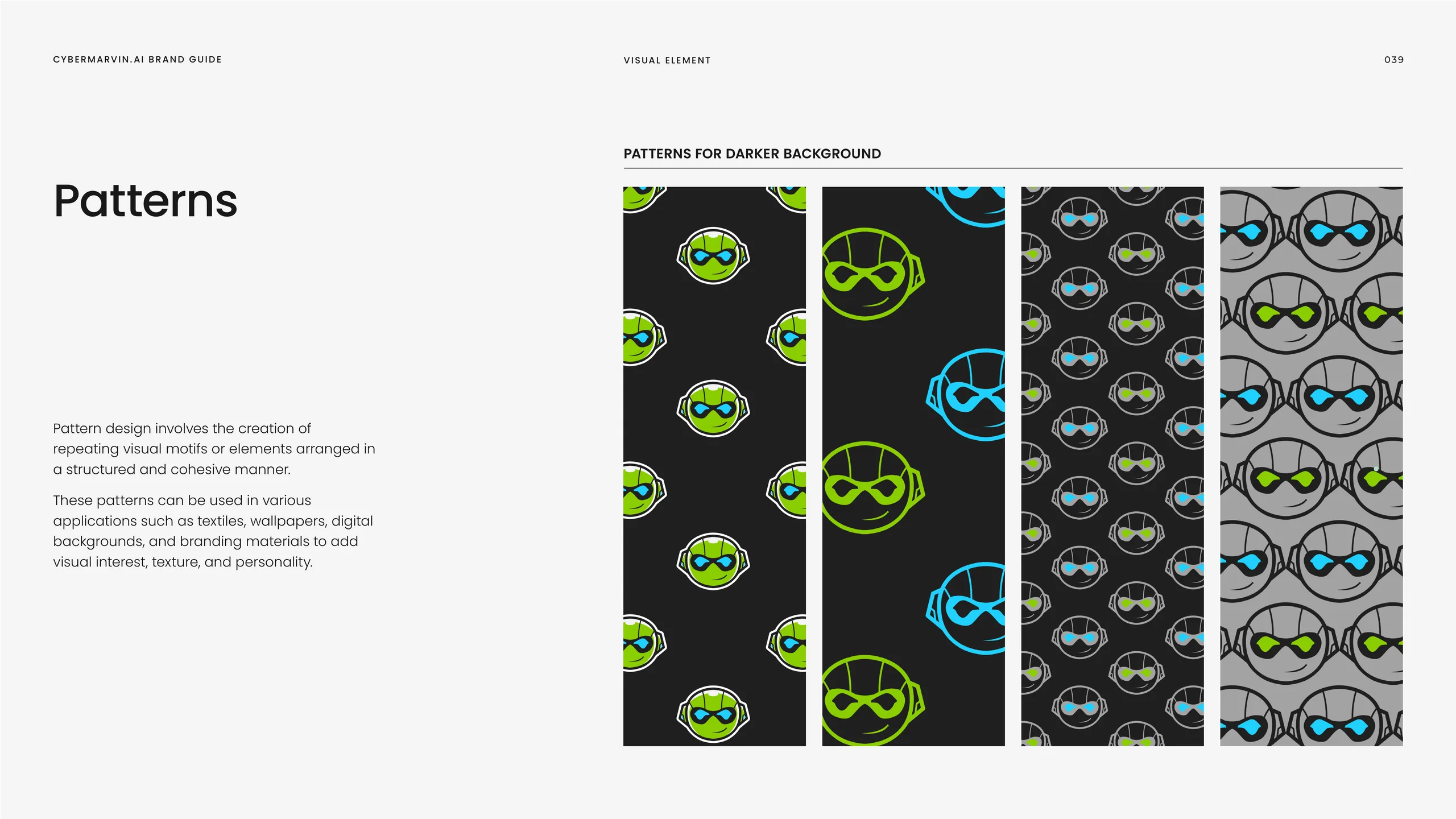 Cyber Marvin brand identity 5